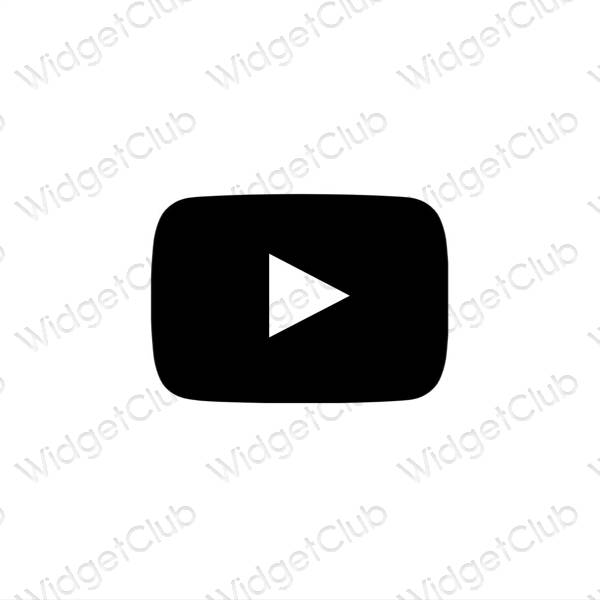 جمالية Youtube أيقونات التطبيقات