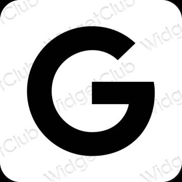 Esthetische Google app-pictogrammen