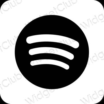 Estetiska Spotify appikoner