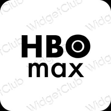 Icônes d'application HBO MAX esthétiques