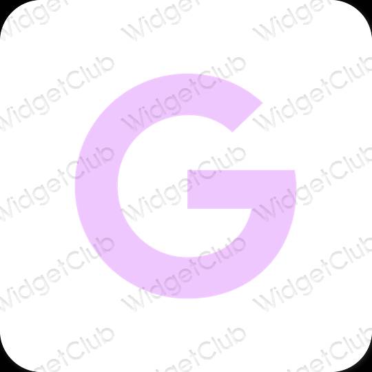 Aesthetic Google app icons