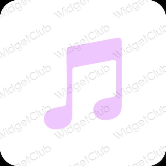 Biểu tượng ứng dụng Apple Music thẩm mỹ