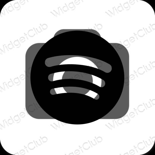 Icônes d'application Spotify esthétiques