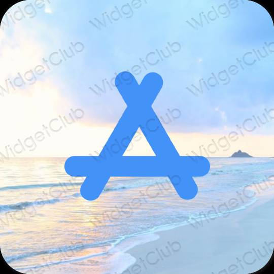 Esthétique mauve AppStore icônes d'application