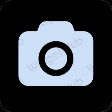Estetski ljubičasta Camera ikone aplikacija
