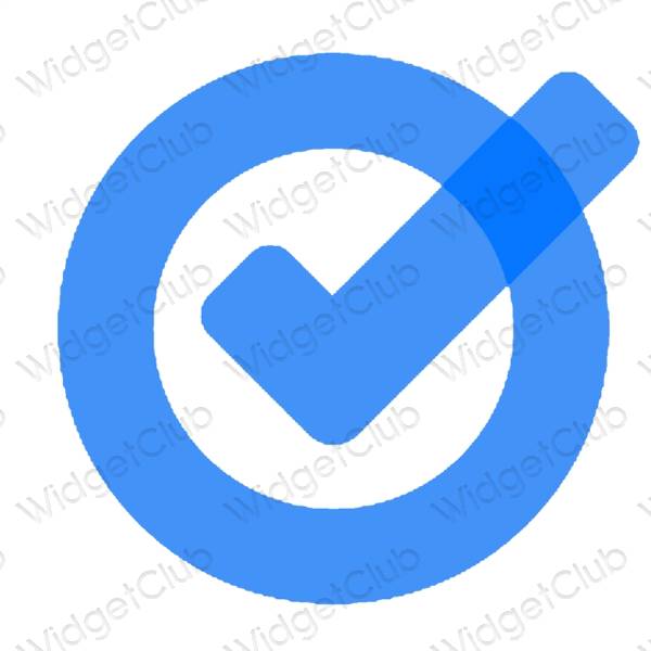 Aesthetic blue Google app icons