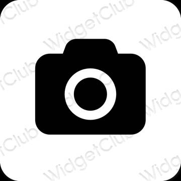 Esthetische Camera app-pictogrammen