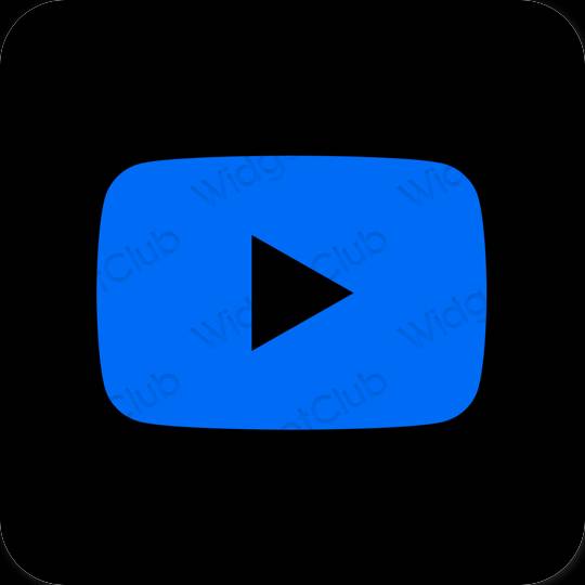 Ästhetische Youtube App-Symbole