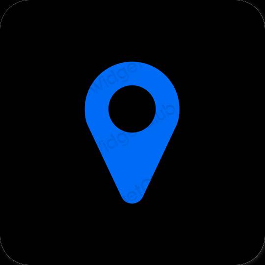 Biểu tượng ứng dụng Google Map thẩm mỹ