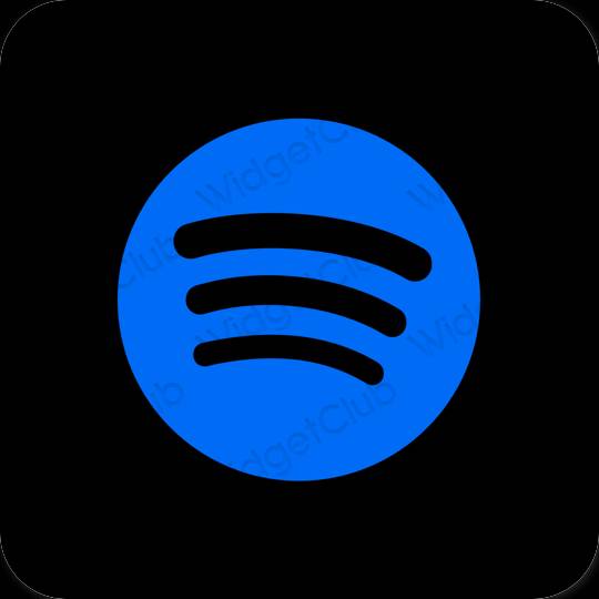 Estetické ikony aplikací Spotify