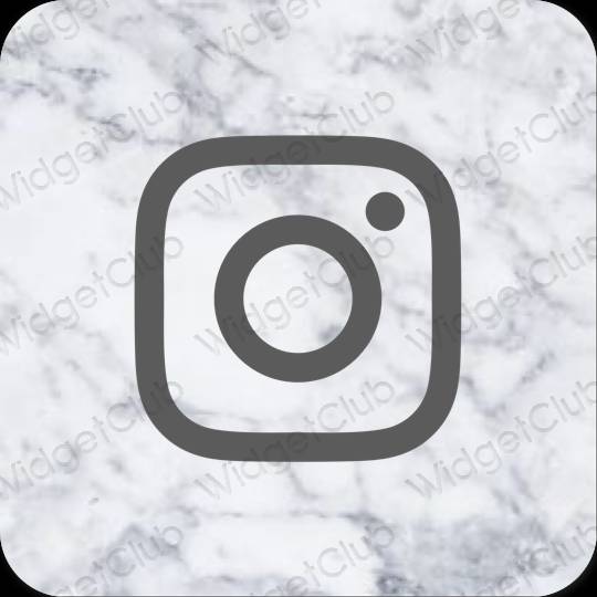 Estetické ikony aplikací Instagram