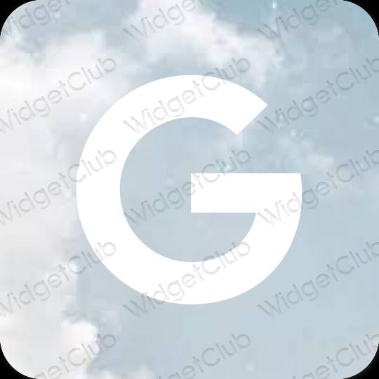 Icônes d'application Google esthétiques