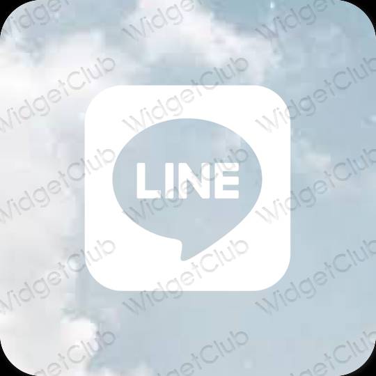 Aesthetic LINE app icons