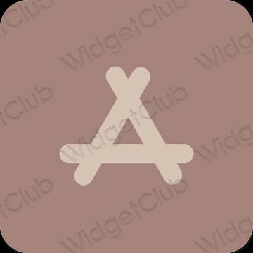 Ästhetisch braun AppStore App-Symbole