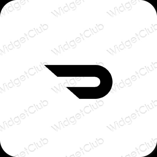 Estetyczne Doordash ikony aplikacji