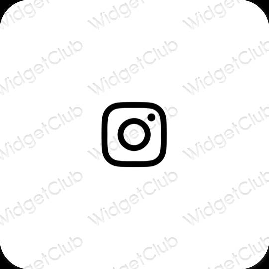 Estetické ikony aplikací Instagram