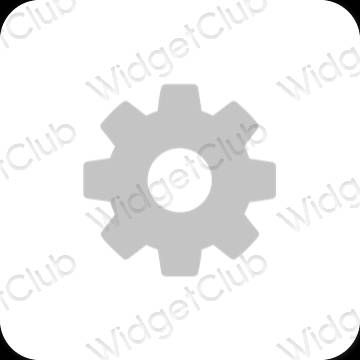 Esthetische Settings app-pictogrammen
