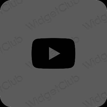 Esthetische Youtube app-pictogrammen