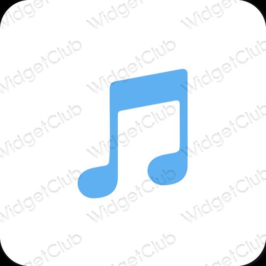 نمادهای برنامه زیباشناسی Apple Music