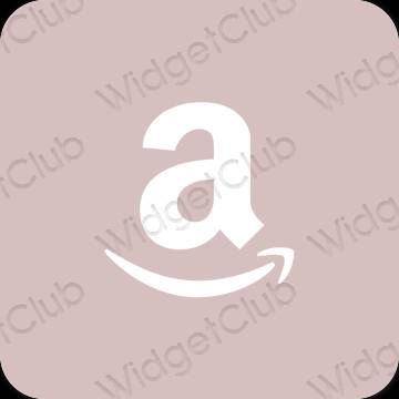 אֶסתֵטִי ורוד פסטל Amazon סמלי אפליקציה