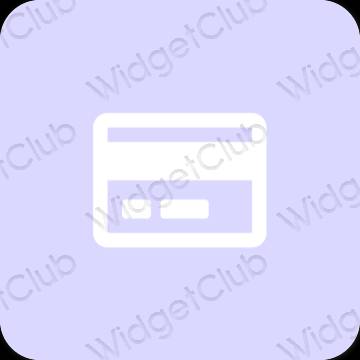 Estetsko pastelno modra Safari ikone aplikacij