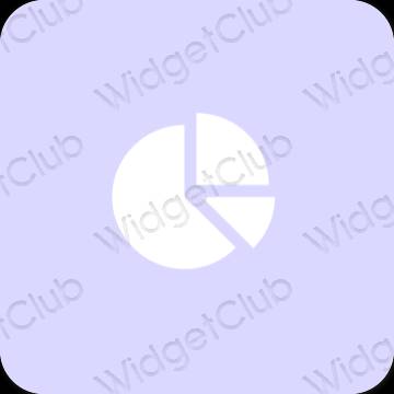 Estetyka pastelowy niebieski Safari ikony aplikacji