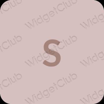 Естетичен пастелно розово SHEIN икони на приложения
