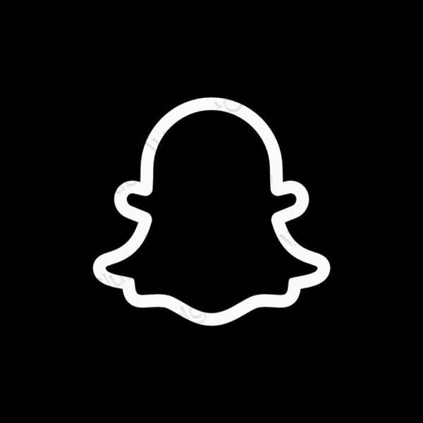 Aesthetic snapchat app icons