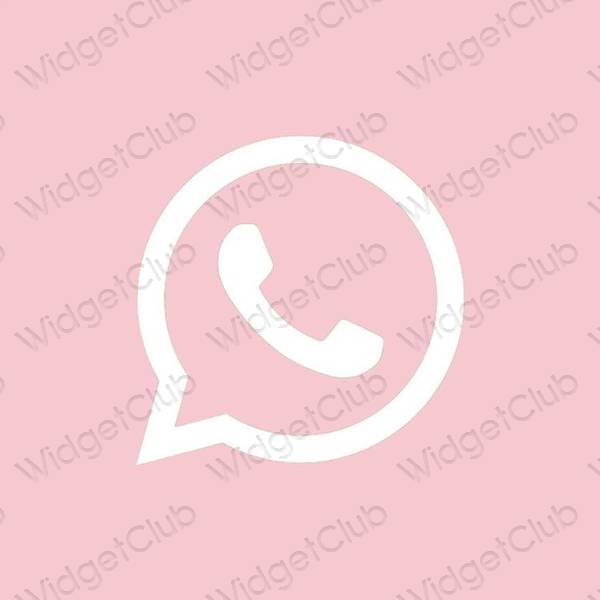 Aesthetic WhatsApp app icons