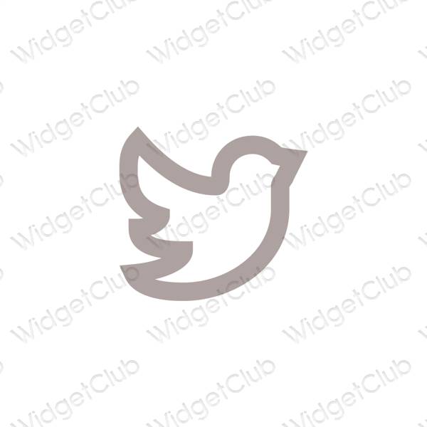 Aesthetic Twitter app icons