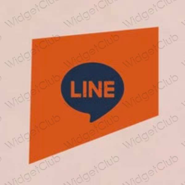 جمالية LINE أيقونات التطبيقات