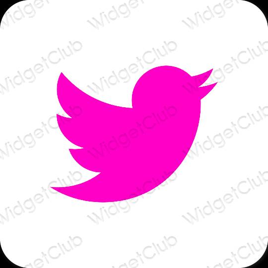 Icone delle app Twitter estetiche