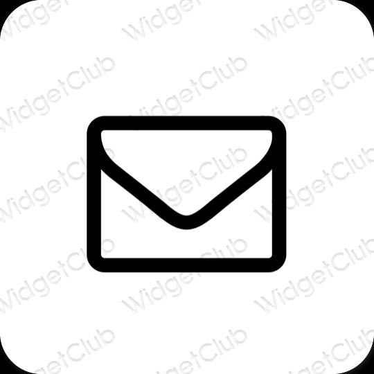 Icônes d'application Mail esthétiques