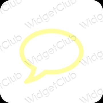 جمالية Messages أيقونات التطبيقات