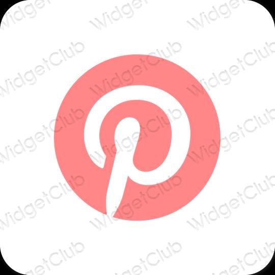 Ästhetische Pinterest App-Symbole