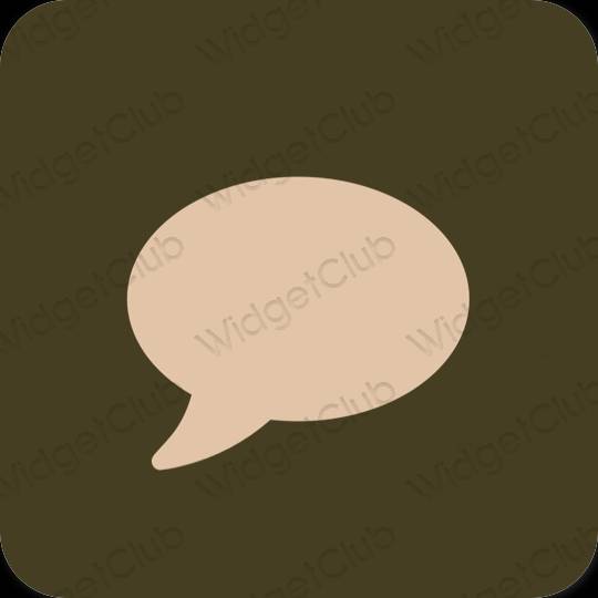 Estética Messages iconos de aplicaciones