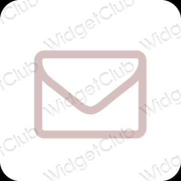 Icônes d'application Mail esthétiques