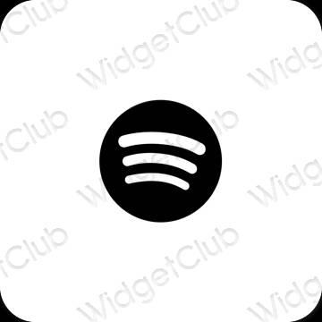 Esthetische Spotify app-pictogrammen