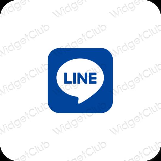 Icônes d'application LINE esthétiques