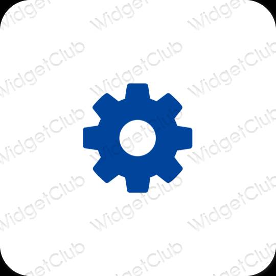 Esthetische Settings app-pictogrammen