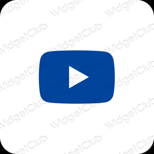 Icônes d'application Youtube esthétiques