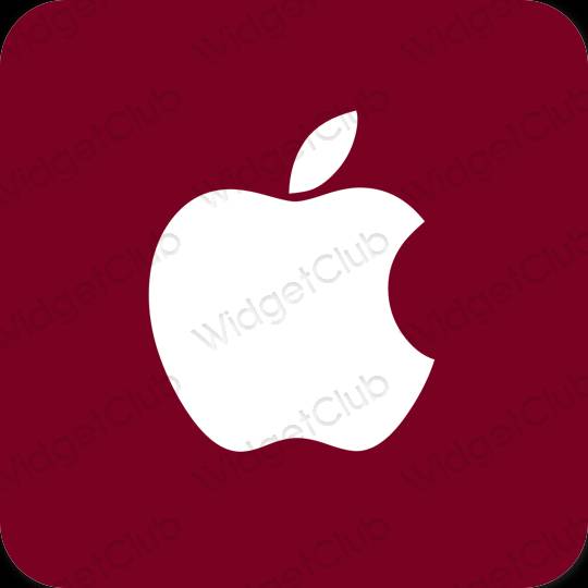 Esthétique mauve AppStore icônes d'application