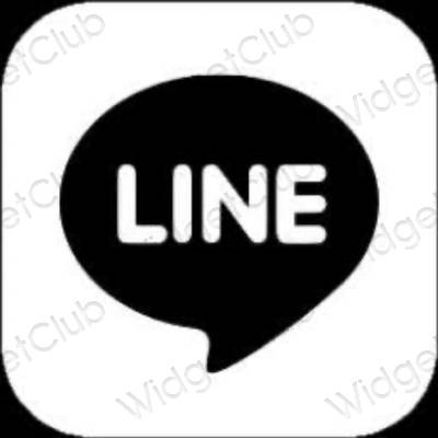 Estetske LINE ikone aplikacij