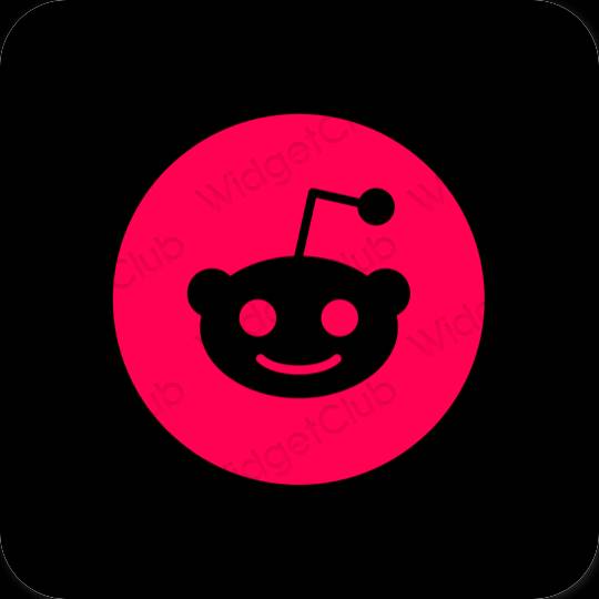 Estetski ljubičasta Reddit ikone aplikacija