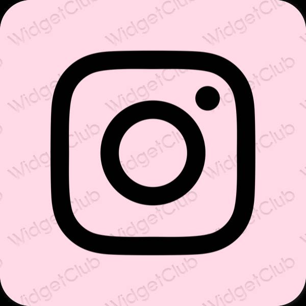 Pictograme pentru aplicații Instagram estetice