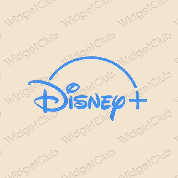 Estetinės Disney programų piktogramos