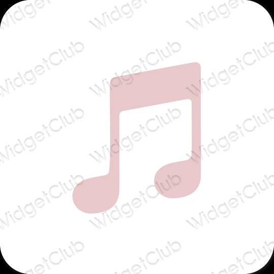 Estetické ikony aplikací Apple Music