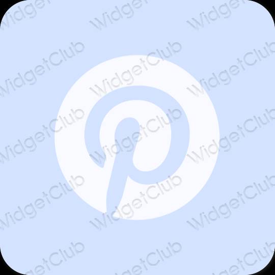 Естетичен лилаво Pinterest икони на приложения