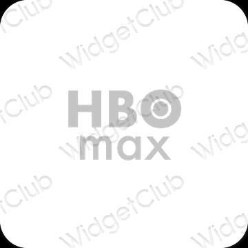 Estética HBO MAX ícones de aplicativos