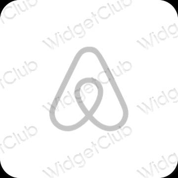 Ästhetische Airbnb App-Symbole